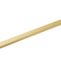 Appliance Pull 18 Inch Center To Center Brushed Golden Brass Finish Sleek Go To Cabinet Hardware With Nineteen And One Eighth Inch Length