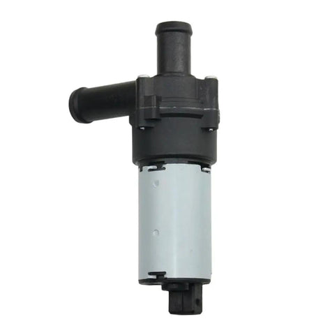 Premium Universal Auxiliary Electric Water Coolant Pump 12 Volt Replacement For 0392020034 side view of electric coolant pump with connector.