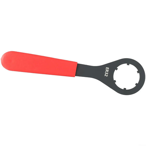 Get That ER32 Collet Chuck Wrench Spanner Tight With High Strength Steel O Type Tool For CNC Milling And Lathe Machines Red Black Finish