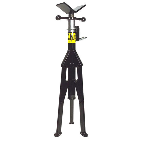Hi Fold A Jacks With V Head 10 Inch Height 2500 Lb Capacity Heavy Duty Foldable Jack Stands With Sturdy One Inch Square Tube Base