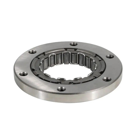 Badass Heavy Duty Motorcycle Starter Clutch Bearing Fits Atv 500 And 650 Models With 505G070 Oem Part shown from the top angle, steel design.