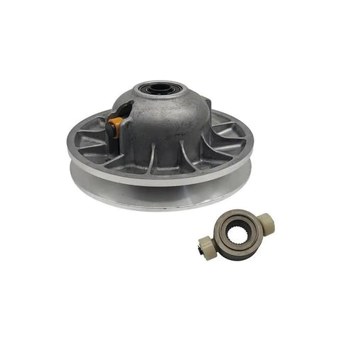 Heavy Duty Driven Gear Bearing Shaft With Slick Transmission Linkage And Rock Solid Power Transfer For Polaris Ranger 1000 Sportsman ATV UTV showing metal construction and durable design.