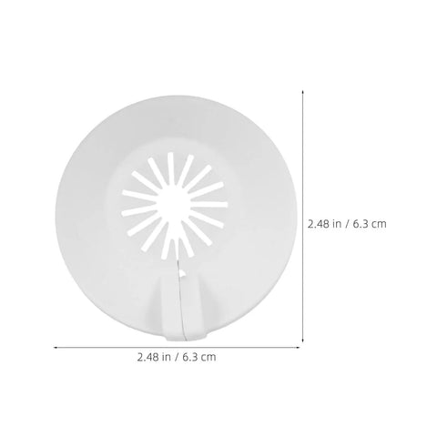 30 Piece Detachable Ceiling Sprinkler Escutcheon Covers Ace Fit For 15Mm 20Mm Pipes slick trim ring, white plastic cover, 2.48 inches.