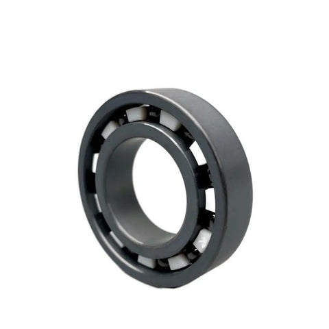 Top Tier Silicon Nitride Ceramic Bearing 6000 Series 10x26x8mm high precision black bearing with ceramic balls.