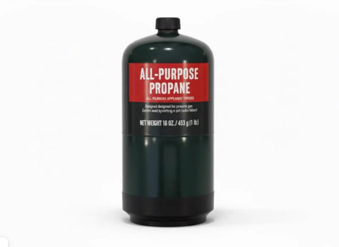 Pre-Filled 16 Oz Propane Cylinders For Camping Grab-And-Go 6 Pack Ready To Use Portable Steel Fuel Canisters For Outdoor Cooking Grills
