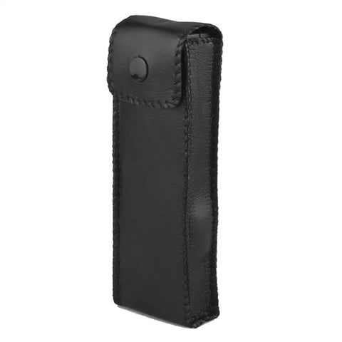 Pocket Microscope With 30x LED Illumination Adjustable Focus Wheel And Built In Flashlight For Sharp Detail Viewing Ideal For Jewelers Collectors Students And Gearheads, black leather case