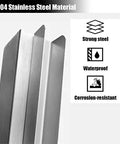 Solid 304 Stainless Steel Railing Post Kit For Decks And Staircases No Sweat Install showing strong and corrosion-resistant material.