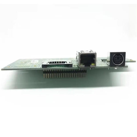 Straight Plug And Play Thermal Label Printer Network Card Built For Tsc Ttp346 And 644m Models showing RJ45 ethernet port and connectors.