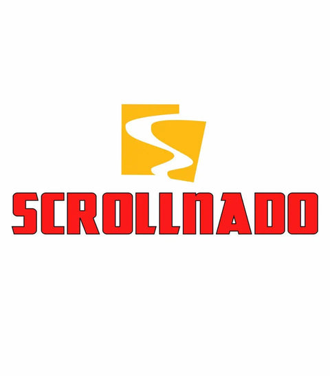 Scrollnado logo for Universal Scroll Saw Dust Collection Kit With Mininado Cyclone Separator Pulls Dust From Top And Bottom Of Your Workpiece