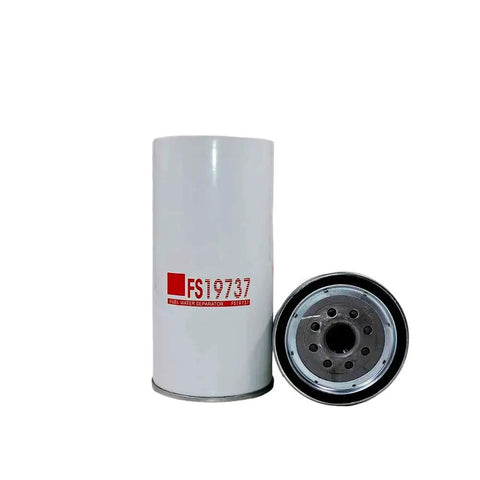 Fuel Water Separator FS19737 557871D1 42554067 Compatible With Fleetguard Engine Filters heavy duty filter with end view