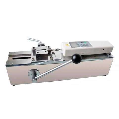 Portable Digital Pull Force Tester 500N With Test Bench And Digital Display For Wire Harness Terminals Tensile Testing Easy Portable Thrust Meter 110V Input, bench view