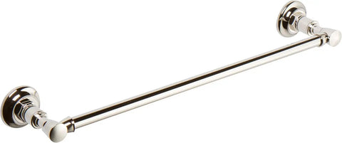 18 Inch Towel Bar in Polished Nickel Solid Brass Construction Built To Last And Delivers Fast Towel Drying Includes Sturdy Mounting Hardware