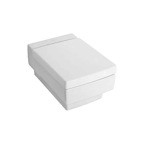 Heavy Duty Soft Close Toilet Seat With Slick Quick Release And Polished Chrome Hinges For Dead Silent Shutoff And Hassle Free Mounting In Bright White Finish top view of white duroplast toilet seat