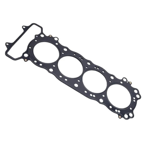 Premium Motorcycle Cylinder Cover Gasket For Honda CB900F CBR900RR CBR919RR, black material, oval openings for secure fit.