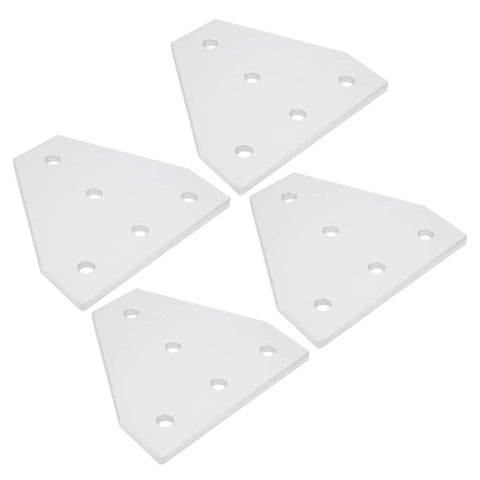 T Shape Aluminum Joining Plate 5-Hole Bracket For Aluminum Profiles - Vertical Joint Repair Plate Compatible With 2020 3030 4040 Type 4040T