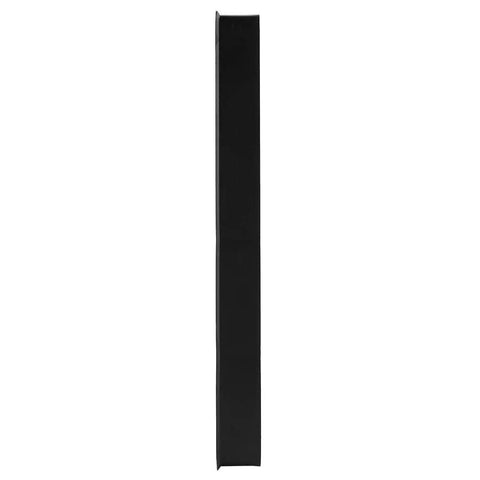 Side view of rectangular reusable concrete mold for walkways and patios