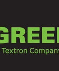 Greenlee logo, a Textron company, with green 'G' and diamond emblem on black background