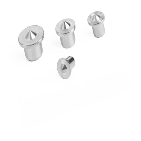 Premium Dowel Centers For Woodworking 6-8-10-12mm Locating Pins Set on white background for accurate joinery