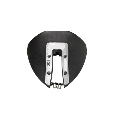 Black and white Whale Tail Hydrofoil Stabilizer for Outboard Boats Pro Grade Marine Performance fits 40 to 350 HP motors