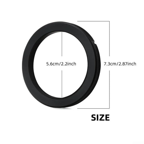 58mm Silicone Brew Head Gasket Replacement for Espresso Machines and Coffee Makers, size dimensions