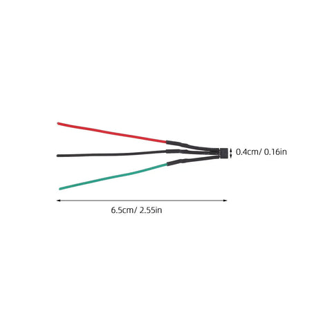 9Pcs High Temperature Hall Effect Sensor Kit With Heat Resistant Copper Wire For Electric Vehicles And Industrial Motors To Beef Up Precision Signal Transmission And Motor Efficiency, 6.5cm wires