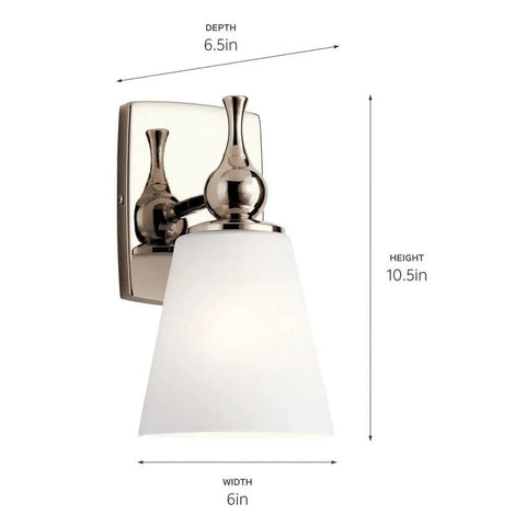 Cosabella 6 Inch 1 Light Wall Sconce With Satin Etched Opal Glass In Black Finish Industrial Modern Vibe That Pops For Hallways Entryways Porches And Living Spaces.