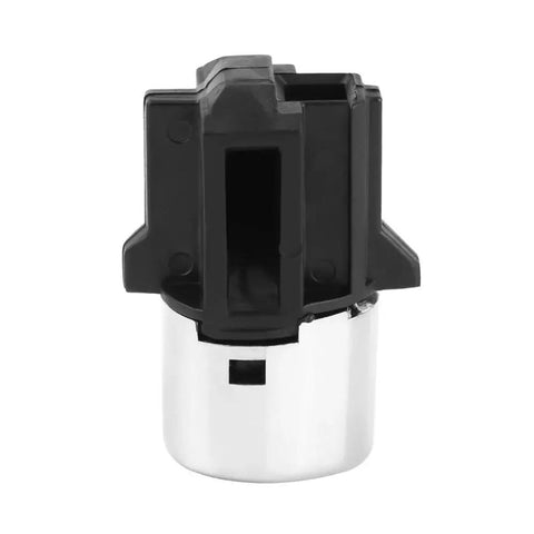 Super Smooth Auto Shift Knob Repair Kit Fits 2003 To 2007 Models With Durable ABS And Metal Parts For Snappy Gear Changing Vibes And Rock Solid Transmission Control That Feels Like A Brand New Shifter Handle Button Setup, black ABS and metal shift repair part on white background