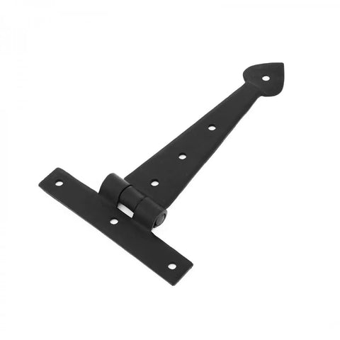 Heavy Duty Black Iron Arrow T Strap Hinge 6 Inch Long For Cabinet Doors And Gates Tough As Nails Rust Resistant