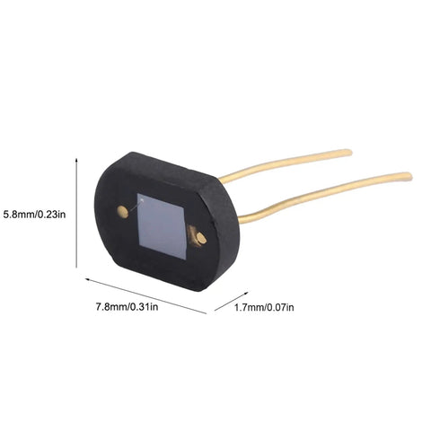 Pro Grade Photoelectric Sensor 2DU3 Visible Light Detector For Photodetection Photoresistor And Photocell Silicon Diode Compatible Near Infrared Readout Optocoupler Alignment Ideal 300Nm To 1000Nm Instrument Use, 5.8mm x 7.8mm module