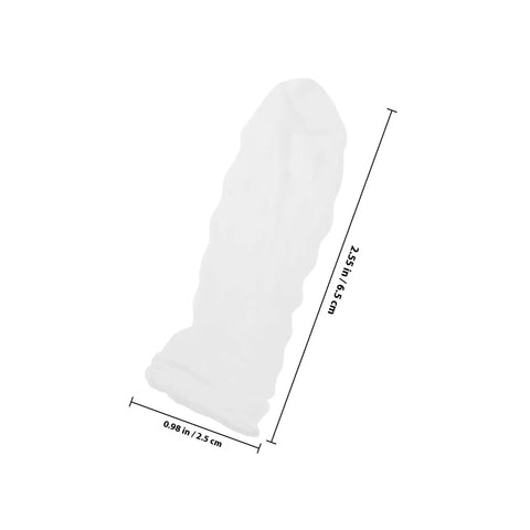 Top Shelf Antistatic Finger Cover Sleeves, gel material, 2.55 in long, designed for arthritis relief and daily protection.