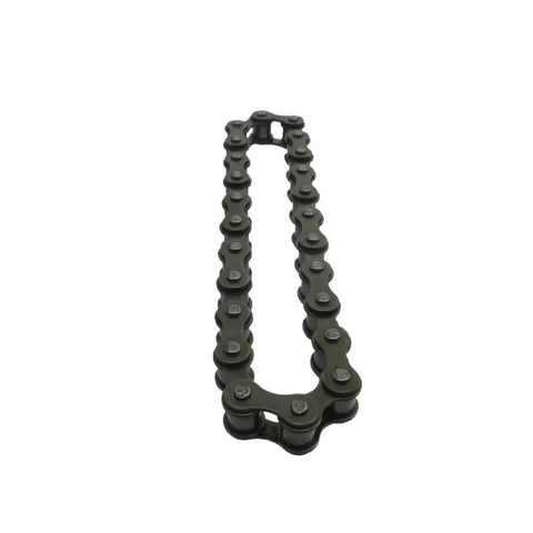 High Performance Gray Replacement Transmission Reverse Roller Chain Exact Fit For 700-070A And 786081 Heavy Duty Drive Parts, shown in detail.