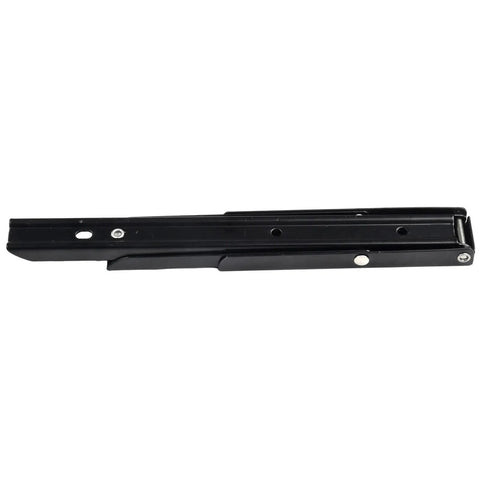 Side view of 2 Pcs Adjustable Wall Mounted Triangle Folding Angle Bracket Shelf For Tools Black 10 Inch Garage Ready Space Saving Fold Up Bench