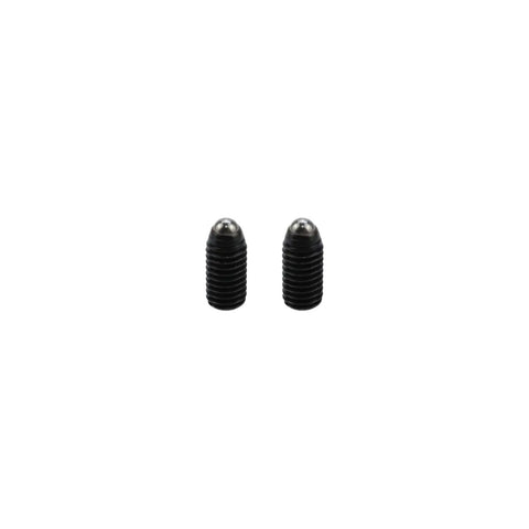 Built Like A Tank M8 X 16mm Spring Loaded Ball Screws With Hex Drive Plungers crafted from heavy duty carbon steel, black finish.