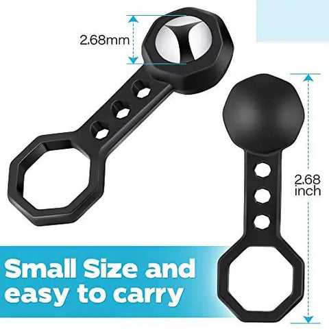 Badass Heavy Duty Magnetic Stud Finder Wall Scanner For Drywall Tile And Plywood Detection With Rock Solid 27 Pound Pull Force displayed with a 2.68 inch handle.