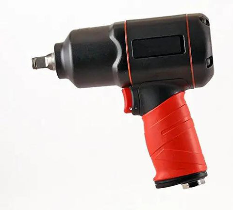 Professional Grade Badass Air Impact Wrench 3/8 Inch Drive 1100 Nm Max Torque 90 Psi Pneumatic Tool with ergonomic grip.