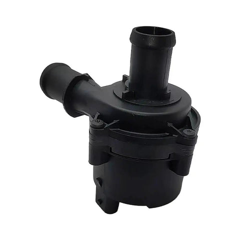 Built Different 12 Volt Engine Water Pump Replacement 13592753 for Buick LaCrosse and Chevy Bolt EV, featuring black plastic housing.