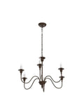 Six Light Farmhouse Chandelier In Oil Rubbed Brown And White Finish For Dining Room Living Room Foyer And Entryway A Rustic Chic Fixture With Timeless Vintage Luxury And Cozy Vibe
