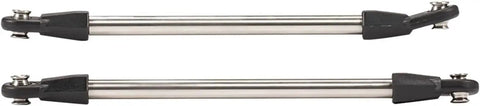 Stainless Steel 5mm Link Rods Set With M4 Rod Ends For 1X10 RC Crawler 275mm Wheelbase 4 Link Suspension Chassis Upgrade Easy To Install