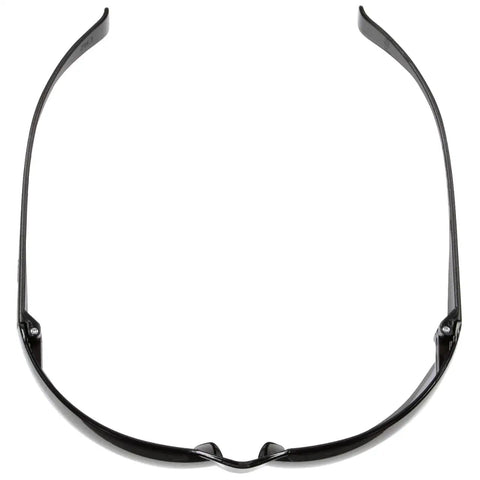 Heavy Duty Outdoor Safety Eyewear Four Pack with Scratch Resistant Gray Lenses and Sleek Black Frames, viewed from the front.