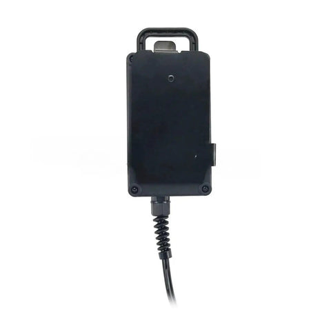 Upgrade Your Machining Game With This Sweet HC121 Handwheel Manual Pulse Generator. Black CNC controller with coiled cable