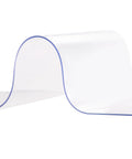 Clear PVC Strip Curtain 12 Pack For Walk In Freezers, Coolers And Warehouse Doors folded in wave, durable plastic material