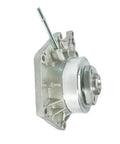 Heavy Duty Engine Coolant Water Pump Assembly For 3.0L V6 Cooling System Replacement Part 06E121018H shown from an angle with metallic finish and attachment point.