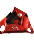 Chest Ascender For Rope Climbing Left Or Right Version Mud Resistant Eyelets Durable Blocker Components Smooth Locking Mechanism