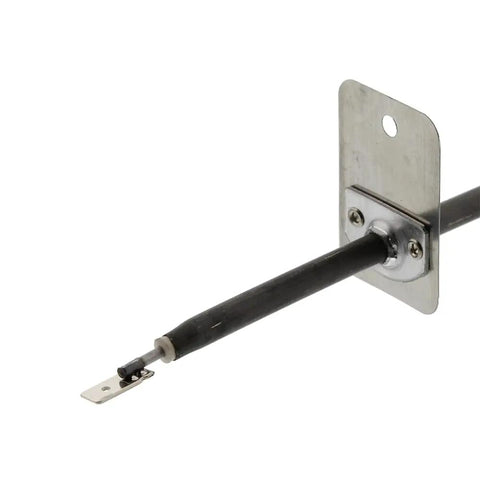Close-up of an OEM Quality Bake Element Replacement for Maytag Whirlpool KitchenAid JennAir Amana showing mounting bracket