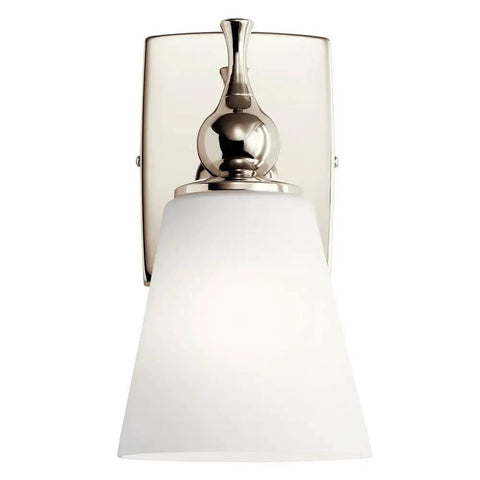 Cosabella 6 Inch 1 Light Wall Sconce With Satin Etched Opal Glass In Black Finish Industrial Modern Vibe