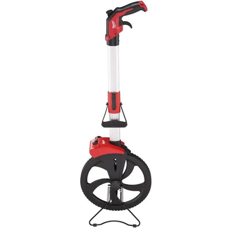 Professional Aluminum Wheel Measuring Gauge 12 Inch, Drop Dead Accurate Suspension Spacing Tool For Grease Monkeys, black red measuring tool.