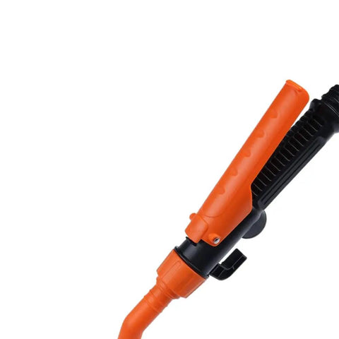 Compact Portable Liquid Transfer Pump For Automotive Use Delivers Up To 2 Point Four Gallons Per Minute Easy Fluid Handling For Gas Diesel Oil Kerosene And Non Corrosive Liquids Fits Standard Drums Great For Shops handle connection