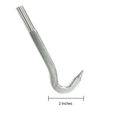 Manhole Cover Hook All Purpose Lift Tool 13.7 Inches Made Of S50C Carbon Steel Lightweight Handy Size For Lids And Gutters Quick Open Made In Japan 1 Piece
