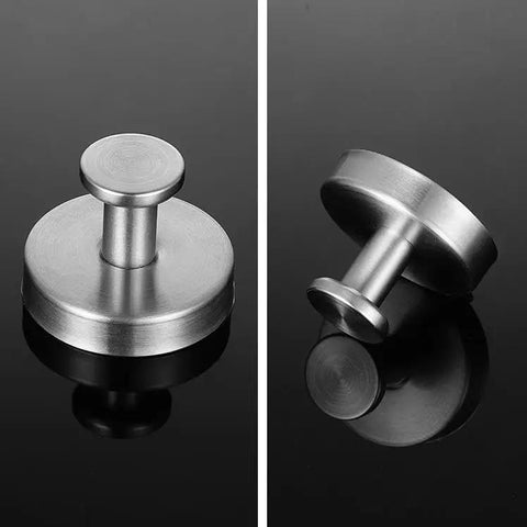 Heavy Duty Stainless Steel Suction Cup Hook Locks Bombproof To Smooth Surfaces and Makes A Sweet Spot For Bathroom Storage