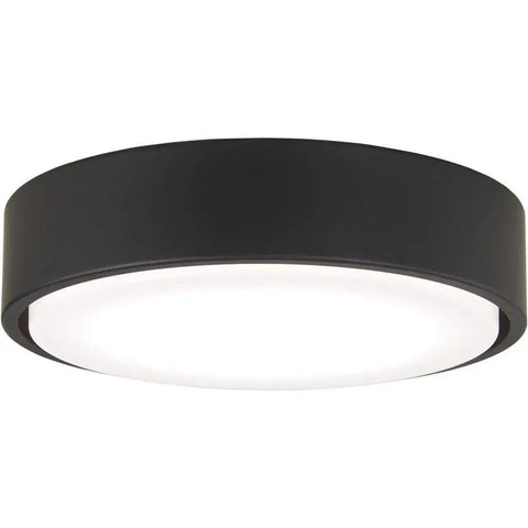 Xtreme H2O LED Light Kit For F886L Ceiling Fan In Coal Black With Waterproof Polycarbonate Housing shown in side view
